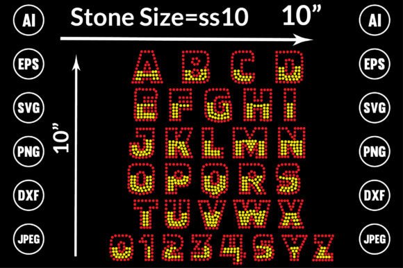 Alphabet, Letter, Font Rhinestone Design: A Sparkling Creative Asset