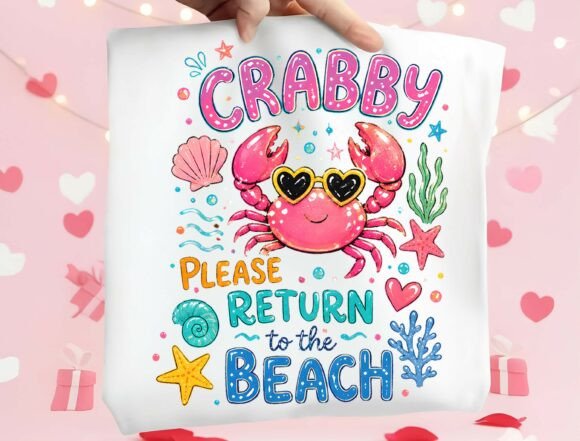Catch the Vibe: Designing with the Funny Pink Crab Shirt Graphic