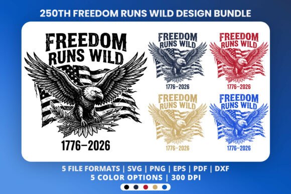 Celebrate 250 Years: Eagle Freedom Design for 2026 Apparel