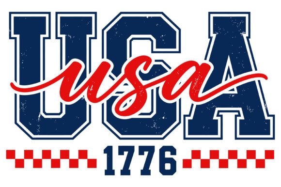 Celebrate American Spirit with USA 1776 Patriotic Design