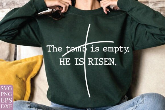Easter Design Assets: The 'He is Risen' SVG Collection