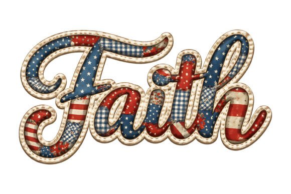 Faith Patchwork USA Script: A Font for Patriotic Branding