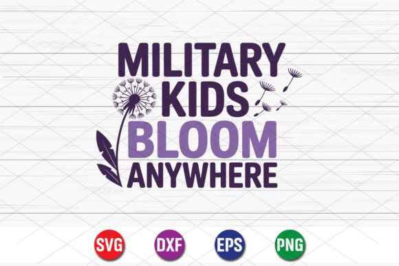 Honor Their Strength: The Military Kids Bloom Anywhere Design