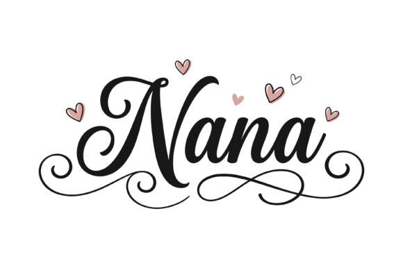 Nana Script Heart Typography: A Designer's Guide to Elegant Branding