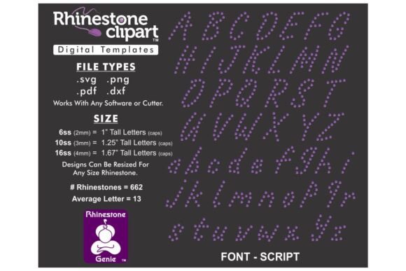 Sparkle and Flow: Mastering the Rhinestone Design - SCRIPT 1.25
