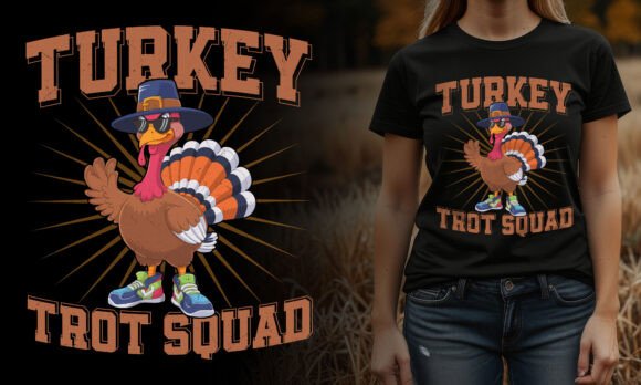 Unleashing the Turkey Trot Squad: A Designer's Vector Toolkit